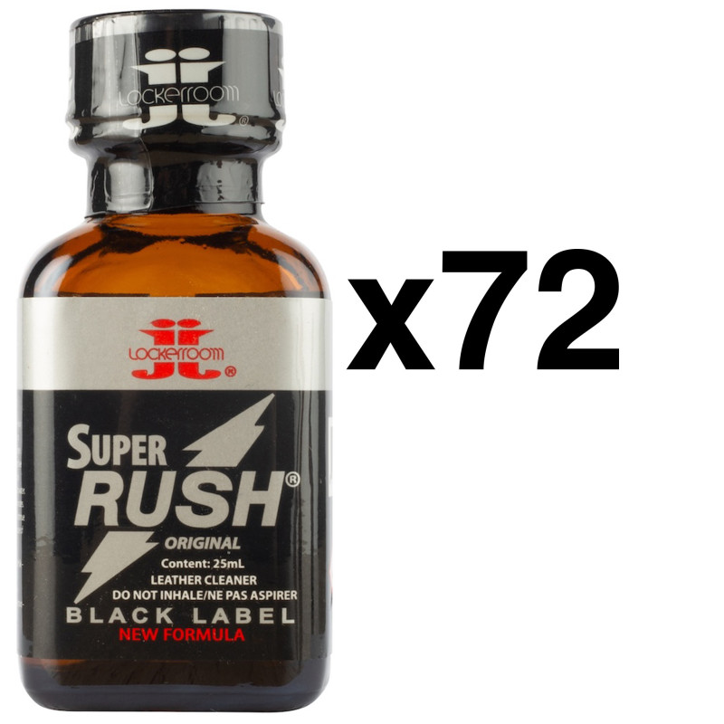 Locker Room Super Rush Black Label Retro 25ml x72